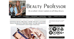 Desktop Screenshot of beautyprofessor.net